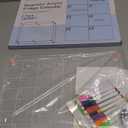 Magnetic Acrylic Calendar for Fridge,2 Pack 11"x15" Clear Fridge Calendar Dry Erase Magnetic Planning Boards Set for Refrigerator with 8 Colorful Highlight Markers