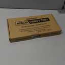 Acacia Wood Decorative Vanity Tray - 11.8 x 5.9 inches Suitable for Countertop Bathroom Sink Dresser Toilet Tank - Modern Decor Tray for Keys Wallets Towels Perfumes Plant Pots (Black)