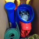 Liberry Toddler Golf Set for 2 3 4 5 Years Old Boys Girls, Upgraded Kids Golf Cart with Golf Cornhole Board & Putting Mat, Indoor and Outdoor Golf Toys Birthday Gifts