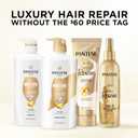 Pantene Conditioner, Daily Moisture Renewal - Pro-V Nutrients for Dry, Color-Treated, Straight to Curly Hair, 72-Hour Hydration & Softness, 25.1 Oz Each, 2-Pack + Miracle Rescue Shot (0.5 Oz)