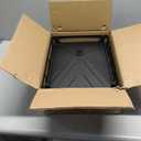 Storico Large Dish Drying Rack - Extendable Dish Rack, Dish Drainer for Kitchen Counter, Dish Drainer with Adjustable Support Legs & Utensil Holder, Black (15.2"L x 11.2"~19.7"W)