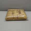 vctops Soft Velvet Chair Pads with Ties Comfy Solid Seat Cushion for Dining Chairs, Office Chairs, Hardwood Floors (Gold Yellow, 16"x16")