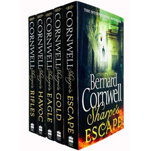 Bernard Cornwell The sharpe series 6 to 10 Books Collection Set (Rifles, Havoc, Eagle, Gold, Escape)