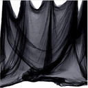 AOYOO Black Creepy Cloth 8.75 Yards x 85" with Fabric Scary Spooky Gauze Halloween Decorations for Haunted House Horror Decor Home Yard Indoor Outdoor Office Wall Vampire Zombie Theme Party Supply