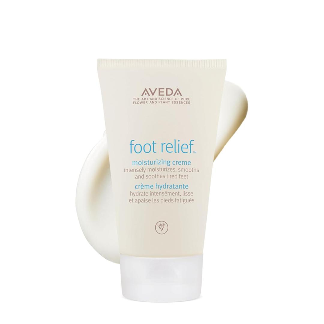 Aveda Foot Relief Moisturizing Creme | Exfoliates, Softens & Smooths Dry Feet | with Jojoba, Peppermint, Tea Tree, Castor Oils, 4.2 Fl Oz