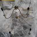 Kalco Lighting Kalco 304852CG Transitional 15 Light Chandelier from Carrara Collection in Gold, Champ, Gld Leaf Finish, Multicolor