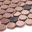 Parrotile Penny Round Tile Copper Bronze Mosaic Tiles for Kitchen Backsplash Bathroom Wall Floor [5 Sheets]