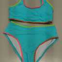 blibean Teen Girls Swimsuits Two Piece Bikini Sets with Chest Pad Size 8-9Y L