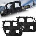 StarknightMT UForce 1000 XL Cab Enclosure with Zipper - Waterproof UTV Soft Side Doors Compatible with CFMOTO UForce 1000 XL 2022-2025, Windproof Dust Protection