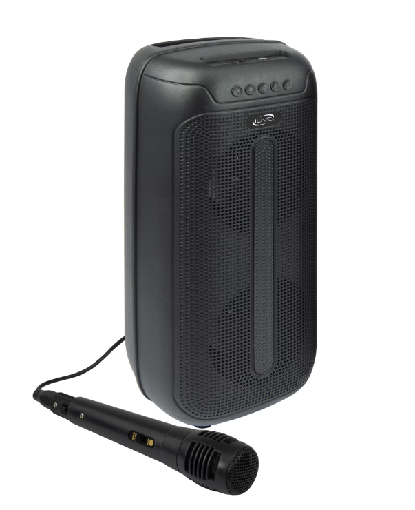iLive Jam Time Bluetooth Wireless Speaker System, ISB293B, Black