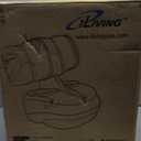 iLiving ILG-928 Multi-Functional Foot Massager with Heat, Shiatsu & Air Compression  Deep Kneading, Adjustable Settings for Pain Relief & Relaxation