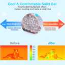 Dog Cooling Mat, Pet Cooling Mat with Non-Toxic Solid Gel, Self-Cooling Pad for Dogs, Waterproof, Durable Cooling Bed for Indoor, Outdoor, Summer