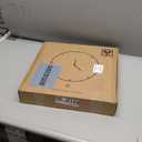 OCEST 16 Inch Indoor Outdoor Clock, Waterproof Large Wall Clock with Thermometer, Silent Non-Ticking Battery Operated Decor for Patio Pool Porch Garden Garage（Retro Green）