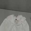 Woman Y2k Solid Self-tie Camisole Spaghetti Strap V Neck Open Front Tops Ruffle Trim Cami Streetwear (Large, White)