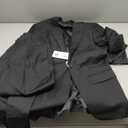 Mens Suit 2 Piece Suits for Men One Button Slim Fit Solid Jacket & Pants Tuxedo Set Business Wedding Party, 36R/XS