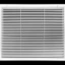 48" X 24" Aluminum Return Filter Grille - Easy Airflow - Linear Bar Grilles [Outer Dimensions: 49.75w X 25.75h]