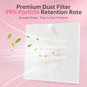 X10 Nail Dust Collector Replacement Filter, 3PCS Reusable Dust Filter Only for CHRISTINE SHELLY X10 Nail Dust Vacuum Fan Collector Extractor