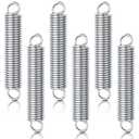 Gisafai 11 Pcs Extension Spring Steel Dual Hook Construction Tension Springs with Hook Ends for Machinery Repair Industrial Garage Door DIY (2.8 Inch X 0.39 Inch,0.05 Inch)