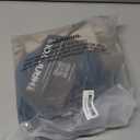 Real Essentials 3 Pack: Men's Dry-Fit Active Quarter Zip Long Sleeve Athletic Performance Pullover  (in Big & Tall) 3XL 