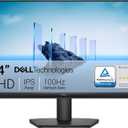 Dell 24 Monitor - SE2425HM - 23.8-inch Full HD (1920x1080) 16:9 100Hz Display, IPS Panel, 16.70 Million Colors, Anti-Glare, 1 HDMI / 1 VGA Port, TÜV Rheinland 3-Star*, Comfortview Plus - Black
