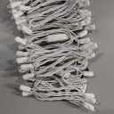 Christmas Lights 50 LED 17FT Commercial Mini LED String Lights, 120V UL, White Wire Xmas Lights for Indoor & Outdoor Use, Holiday Party Decorations,Trees, Light Displays (Warm White)