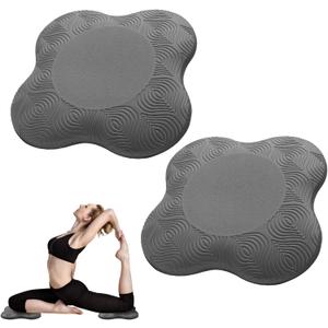 2 packs Yoga Knee Pad Mats Extra Thick for Knees Elbows Wrist Hands Head Foam Pilates Kneeling pad Yoga Knee Cushion Thick Exercise Pads for Knees Elbows Wrist Hands Head Foam Pilates Kneeling padSupport Foam Pads for Women and Men (grey)