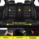 DISUTOGO for Honda Pilot Seat Covers 2016-2025 2026 (3 Rows 8 Seats,Black)
Custom Fit EX-L/Touring/Elite/Sport/Black Edition/EX/SE/LX,Waterproof Premium Leather,Full Coverage,8-Seater Car Seat Covers