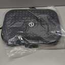 Mind Reader Foot Rest, Under Desk at Work, Ergonomic, Height Adjustable, Office, Plastic, 17"L x 13"W x 6.25"H, Black