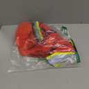 Dib Safety Reflective Mesh Vest High Visibility Two Tone with Pockets and Zipper, Red Mesh with Yellow Trim, XL
