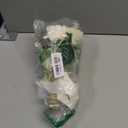 Wedding Bouquets for Bride Bridesmaid,White Champagne Artificial Roses Flowers for Wedding Church Decoration (6.5in)