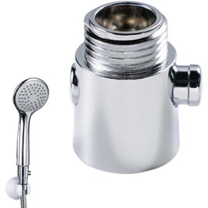 Leak Proof Shower Head Control Valve,Button Type Shower On Off Valve, Head Water Control Valve for Bathroom,Kitchen,RV ﻿
