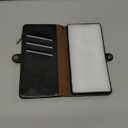 XcaseBar for Samsung Galaxy Note 20 Wallet case with Zipper Credit Card HolderRFID Blocking, Flip Folio Book PU Leather Phone case Shockproof Cover Women Men for Samsung Note20 case Black