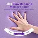 MUXHOMO 3.9 Inch 7-Zone Cal King Mattress Topper, Egg Crate Memory Foam Mattress Topper Cal King for Back Pain, Lavender Gel Infused Bed Pad, CertiPUR-US and Oeko-TEX Certification (83"×71")