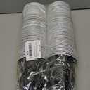 100 Pack 16 oz Plastic Cups, Disposable Heavy Duty Black Cup for Party Graduation Cups Halloween Cup for Wedding Birthday Beer Taste Serving Snack Tastings Barbecues Picnic Party Supplies