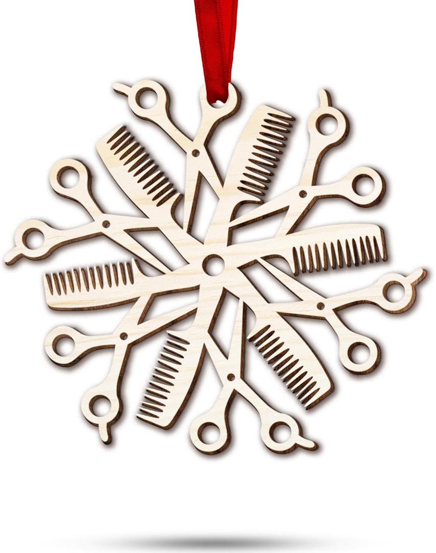 Hairdresser Christmas Ornaments for Hairstylist Women, Best Hairdresser Gifts for Women, Unique Hair Stylist Ornaments, Special for Hairdressers