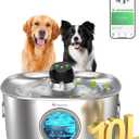 10L/2.64Gal Dog Water Fountain for Large Dogs, Automatic Dog Water Bowl Dispenser with APP 2.4G WiFi, Multi-Filtered Stainless Steel Cordless Pet Water Dispenser for Multi-Pet Home