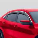 Voron Glass in-Channel Extra Durable Rain Guards for Honda Civic 2016-2021 Sedan, Window Deflectors, Vent Window Visors, 4 Pieces - 200861