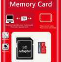 128GB TF Card Flash Memory Card, Ultra High Speed TF Memory Card with SD Adapter