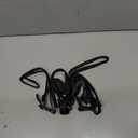 Buckle Straps with Clips, Adjustable Nylon Straps with Buckle, Black 4 Pack (4x0.75)