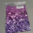 Lovekider Girls Swimsuits Two Piece Rash Guard Set Short Sleeve Bathing Suit Liner Swimwear with Sun Protection 3-12T (9-10 Years, A Mermaid Navy Purple)