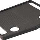 Support Plus Walker Tray Table - Non Slip Mobility Mat with Cup Holder (21"x16") - Black