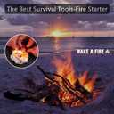 23-in-1 Survival Military Digital Watch, Mens Tactical Multi-Functional and Adjustable Wristband Outdoors Waterproof Sports Dual Dial Watches with Compass Paracord Band (Gray Yellow Camouflage)