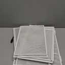 Marbrasse Paper Organizer Letter Tray, 9 Tier Mesh File Organizer with Handle, Paper Sorter Desk Organizer for Home Office Supplies - White