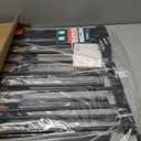 Babelio Auto Close Baby Gate with Cat Door,29-43" Metal Gate for Doorway,Stairs, House,Easy Walk Thru with Pet Door,Includes 4 Wall Cups and 3 Extension Pieces,Black