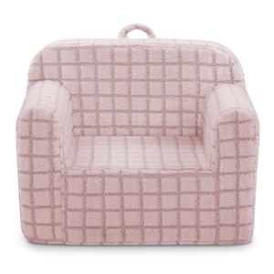 Delta Children Checkered Cozee Chair, Pink