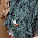 YITAHOME Prelit Blue Spruce Christmas Tree with Adjustable Lighting System, 6 FT Pre-Lit Artificial Hinged Christmas Tree with 450 Cold-White Lights, 8 Lighting Modes