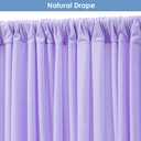 4 x 20x10ft Wrinkle Free Lavender Backdrop Curtain for Parties Soft Fabric Drapes Wedding Curtain Backdrop for Birthday Party Decorations Background for Photography 5x10ft,4 Panels