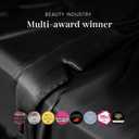 DROWSY Silk Sleep Mask - Face-Hugging, Padded Cocoon for Luxury Sleep in Total Darkness - 100% Pure Mulberry Silk (La Vie En Rouge)