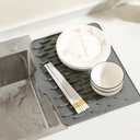 Baby Bottle Drying Rack, Silicone Drying Mat - Multifunctional Kitchen Drying Rack