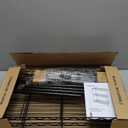 Amazon Basics 3-Shelf Adjustable Heavy Duty Steel Wire Rack Storage Shelving Organizer for Kitchen, Garage, 23.2" L x 13.4" W x 30" H, Black